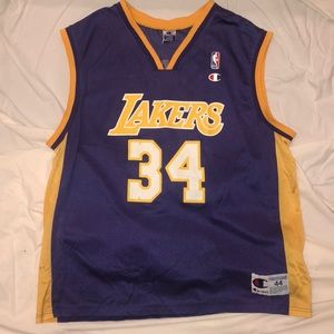 Vintage Champion Shaquille O’Neal Lakers Jersey